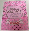 Bíblia sagrada - Letras grandes, harpas e corinhos