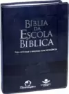 Bíblia da Escola Bíblica com índice - Capa Azul nobre