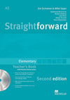 Straightforward 2nd Edit. Teacher's Book W/Resource CD-Elem.
