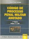 Código de Processo Penal Militar Anotado