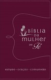 Bíblia da Mulher de Fé, NVI, Couro Soft, Vermelho