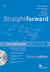 Straightforward 2nd Edit. Teacher's Book W/Resource CD-Pre-In