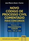 Novo Código de Processo Civil Comentado para Concursos - Volume II