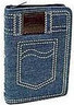 Bíblia Sagrada - Capa Jeans com Zíper, Índice Digital - RA