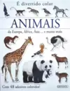 Divertido Colar Animais Europa, Africa, Asia, E
