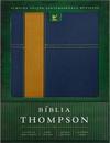 Bíblia Thompson - Luxo ( Azul e Amarelo )
