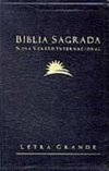 Bíblia Sagrada NVI: Letra Grande, Capa de Luxo Preta