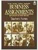 Business Assignments - Teacher´s Book - Importado