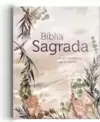 Bíblia RC média - Capa especial flor marmorizada NT duas cores