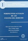 Perspectivas actuales de las fuentes del derecho / Current perspectives of the sources of law